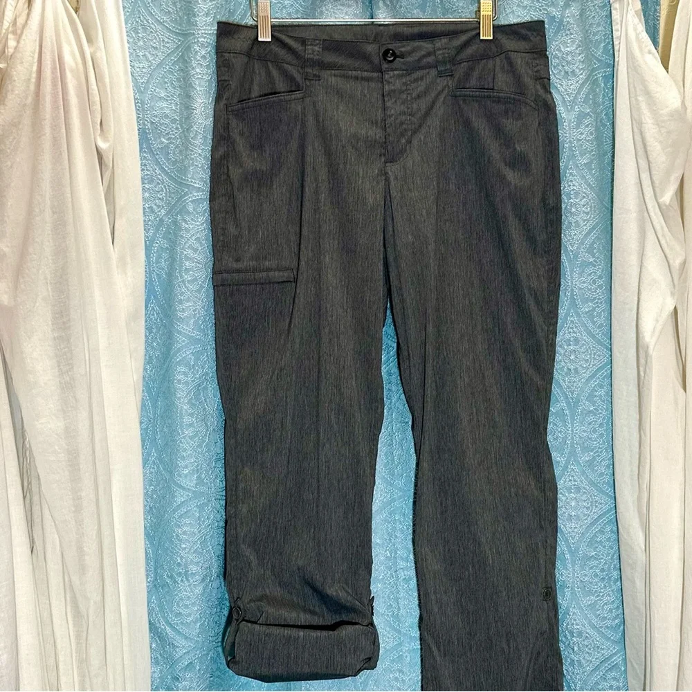 Eddie Bauer Horizon Roll Up Travex Straight Leg Pants Sz 12 - Picture 5 of 14